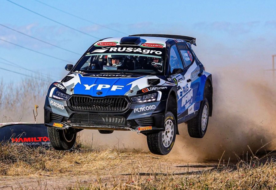 El binomio Villagra - Curletto con el Skoda Fabia R5 Rally 2.