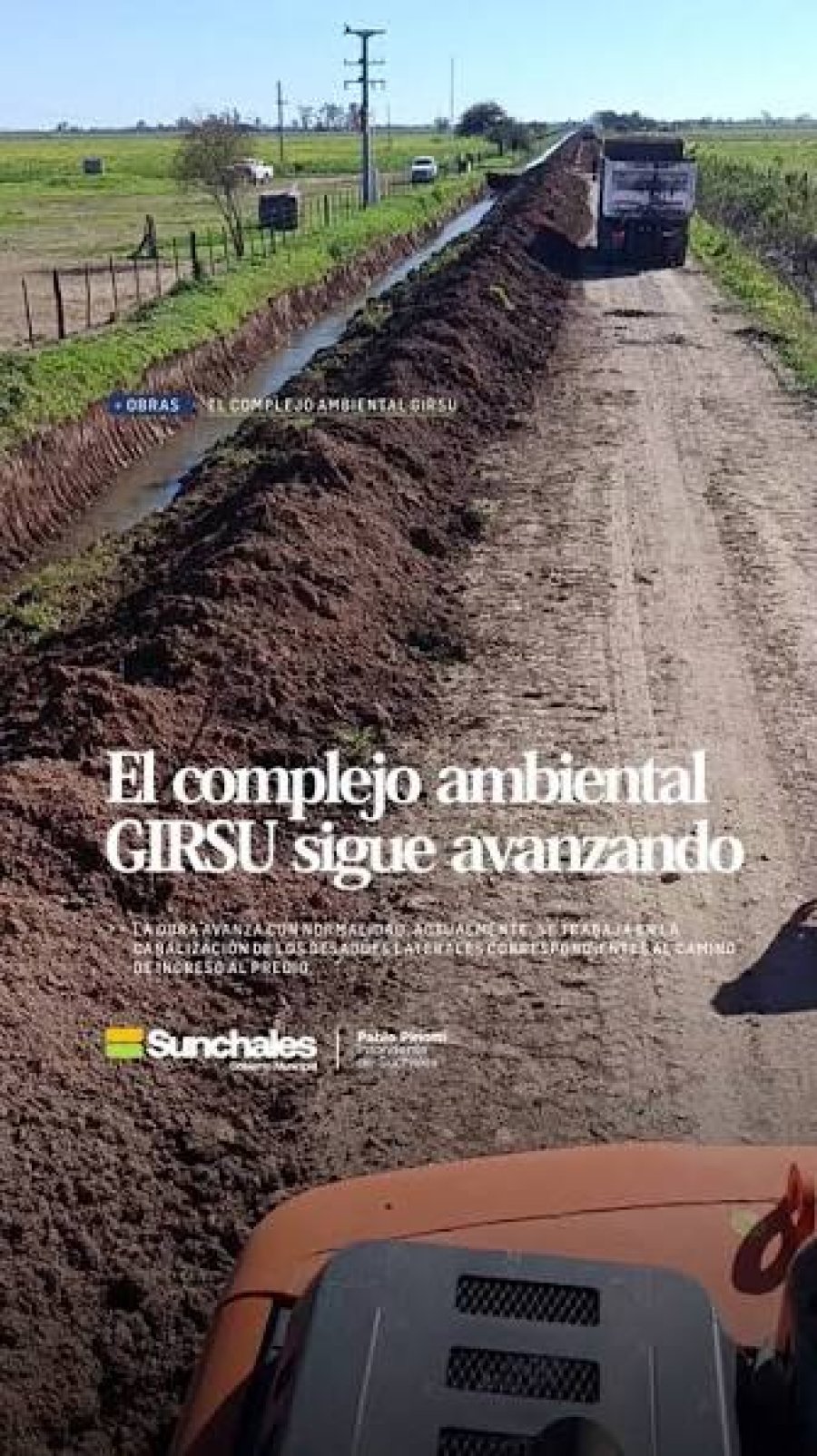 Imagen capturada durante la labor de cuadrillas municipales.