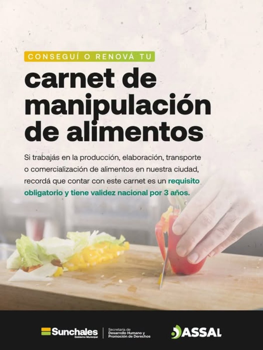Recordatorio emitido por el Municipio.
