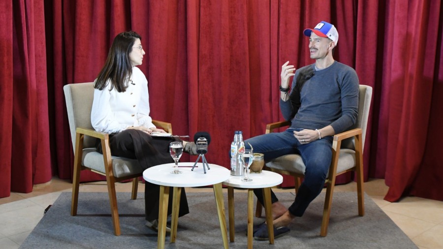 Ceci Rolandi con Guillermo Aglietto en un nuevo cap&iacute;tulo de El Lienzo.