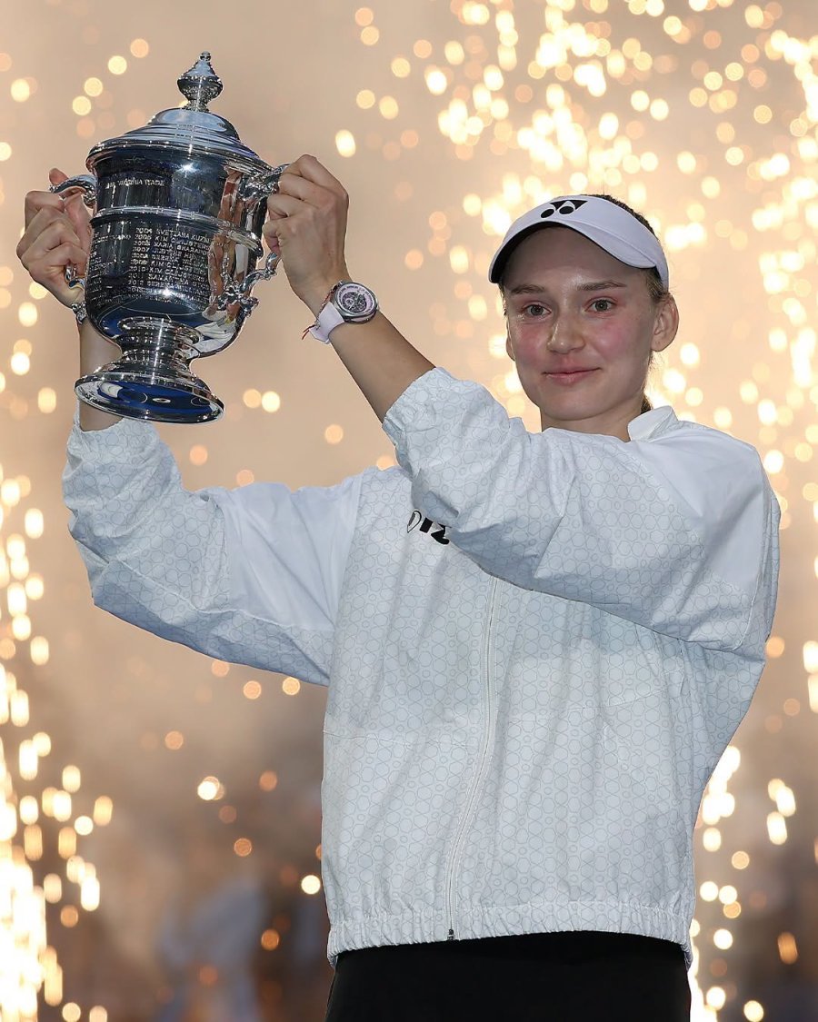 GRAN CAMPEONA. Elena Rybakina tuvo un notable torneo.