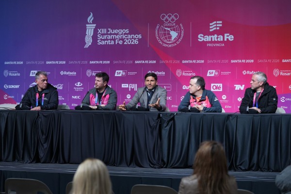 Pullaro destac&oacute; la ceremonia inaugural de los Juegos Suramericanos y la masiva afluencia al Fan Fest y a las competencias