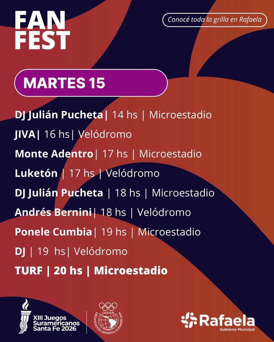 Fan Fest en Rafaela: una jornada con grandes protagonistas.