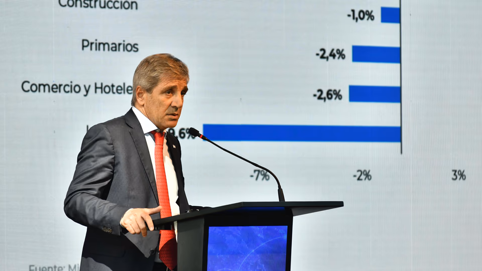 El ministro de Econom&iacute;a, Luis Caputo.