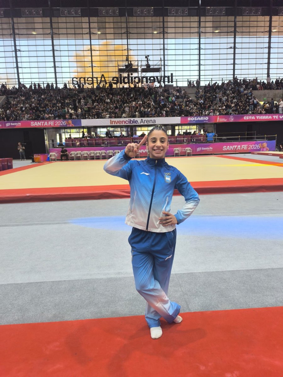 JUEGOS SO&Ntilde;ADOS. Emilia Acosta tuvo otra performance brillante en la final de salto.