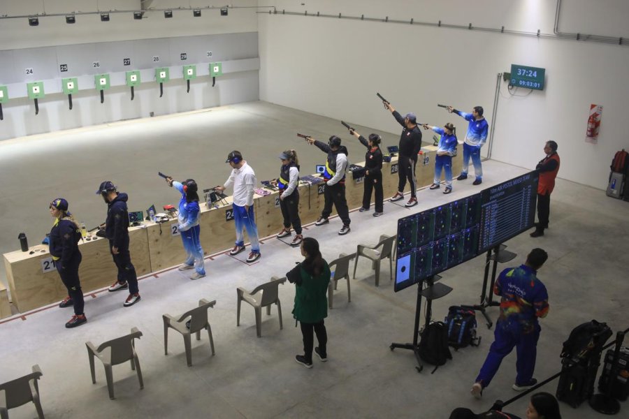 EN ACCION. El Tiro ya estren&oacute; las instalaciones en Recreo.