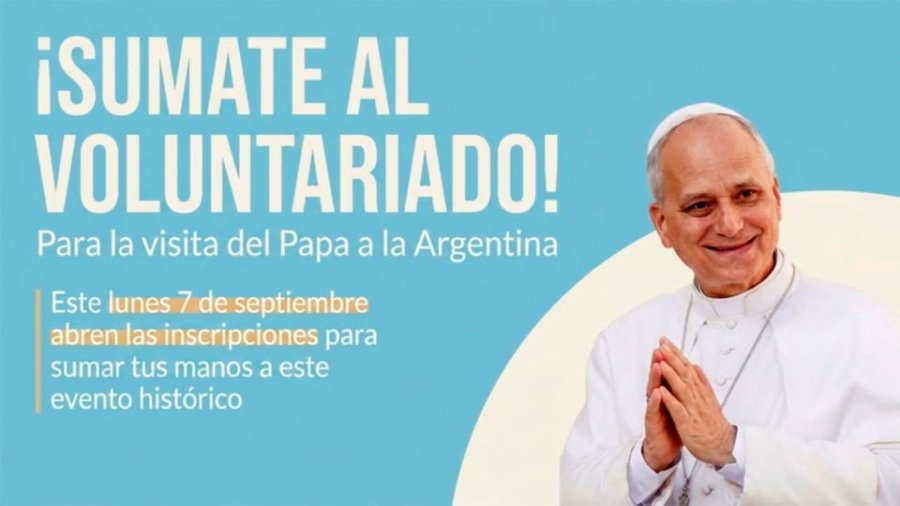 INSCRIPCION ABIERTA. La convocatoria est&aacute; destinada a personas de entre 18 y 65 a&ntilde;os que quieran colaborar en las actividades previstas en Buenos Aires, C&oacute;rdoba y Luj&aacute;n.