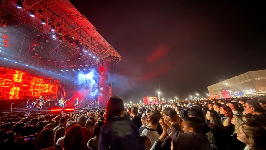 Los Tipitos en acci&oacute;n; el p&uacute;blico rafaelino responde masivamente a los eventos de los Juegos Suramericanos... y esa es una gran noticia. (FOTO G. S&Aacute;NCHEZ)
