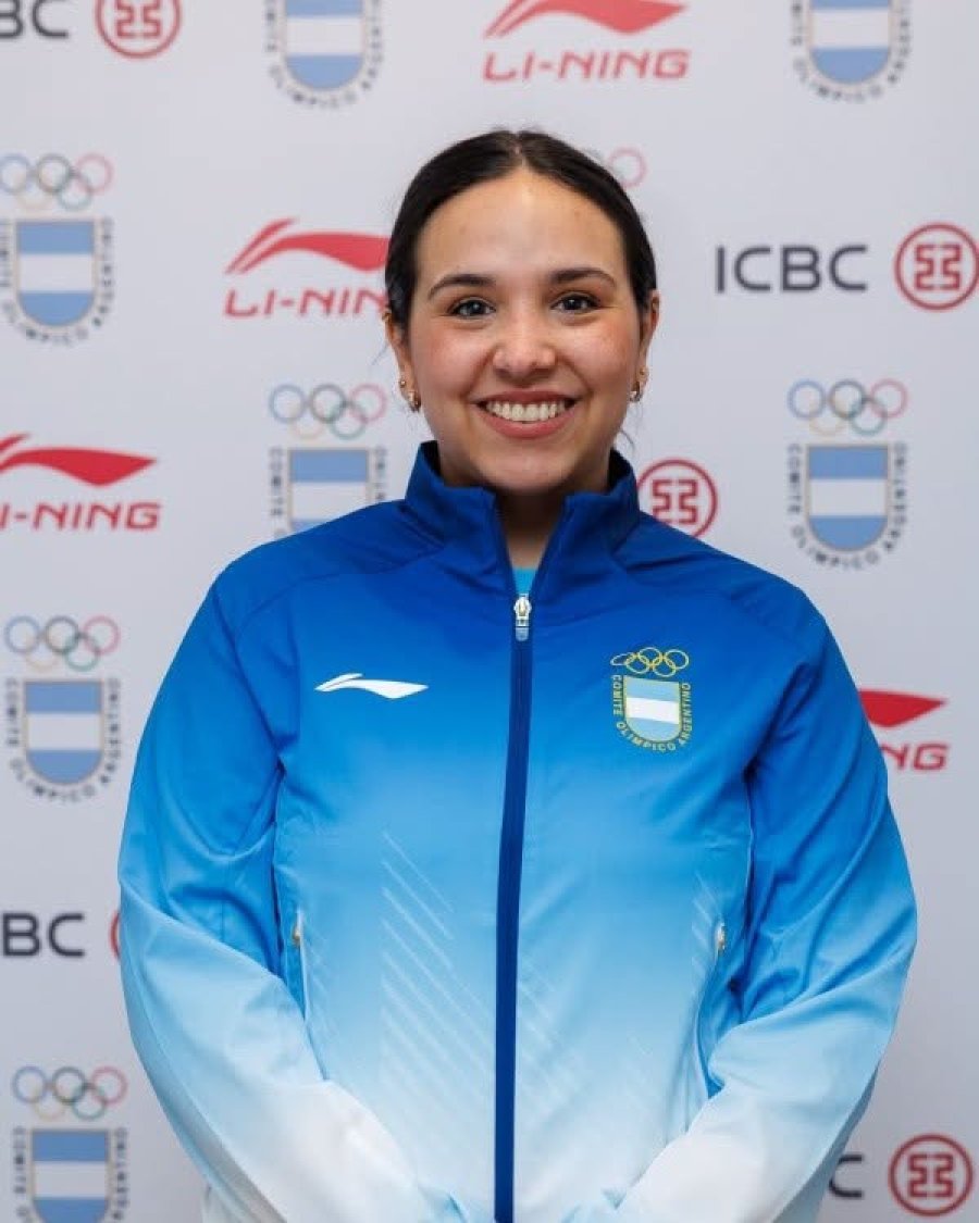UNA VOZ MAS. Los deportistas argentinos visibilizaron el reclamo en estos Juegos.