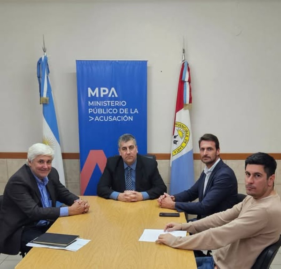 La reuni&oacute;n fue celebrada en la v&iacute;spera en el MPA en Rafaela.