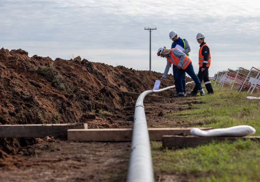 El nuevo gasoducto ampliar&aacute; sustancialmente la disponibilidad de gas natural para clientes domiciliarios, comercios e industria en Rafaela y la regi&oacute;n. (FOTO LITORALGAS)