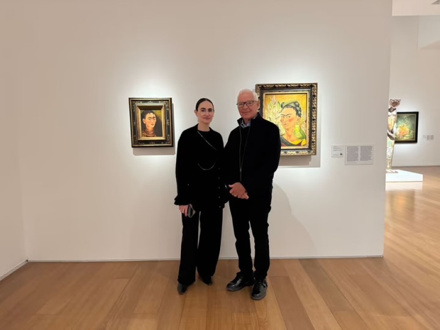 Frida Escobedo y Eduardo Costantini.