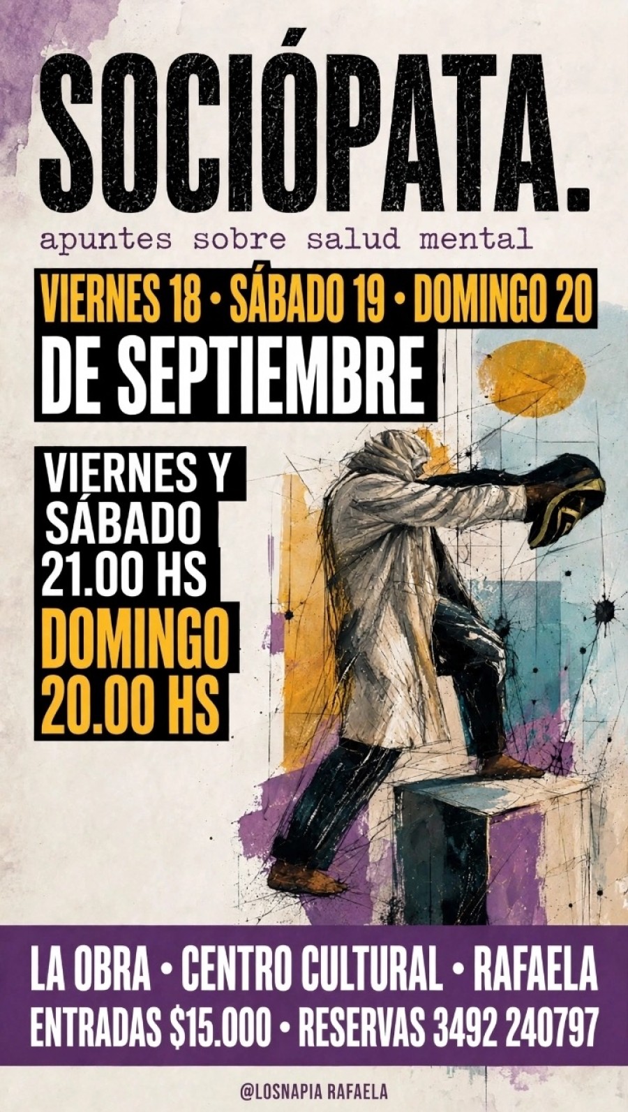 La obra se presentar&aacute; en el Centro Cultural La Obra.
