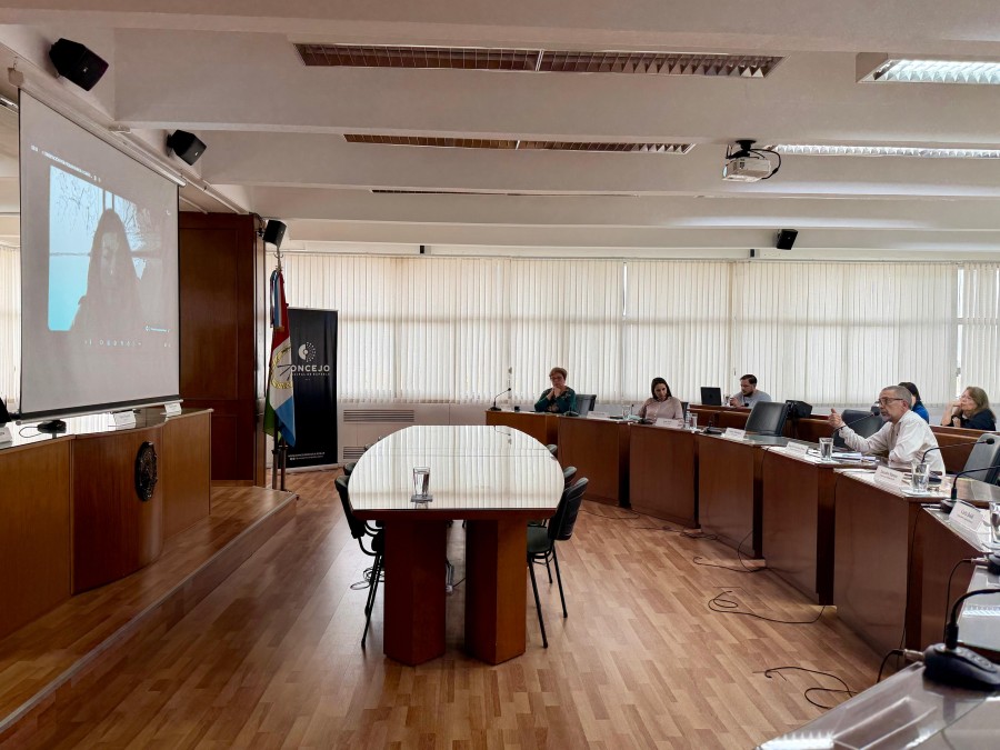 La Dra. Aiassa brind&oacute; a distancia su aporte para que los concejales rafaelinos puedan avanzar con la actualizaci&oacute;n de la ordenanza que regula el uso de fitosanitarios.