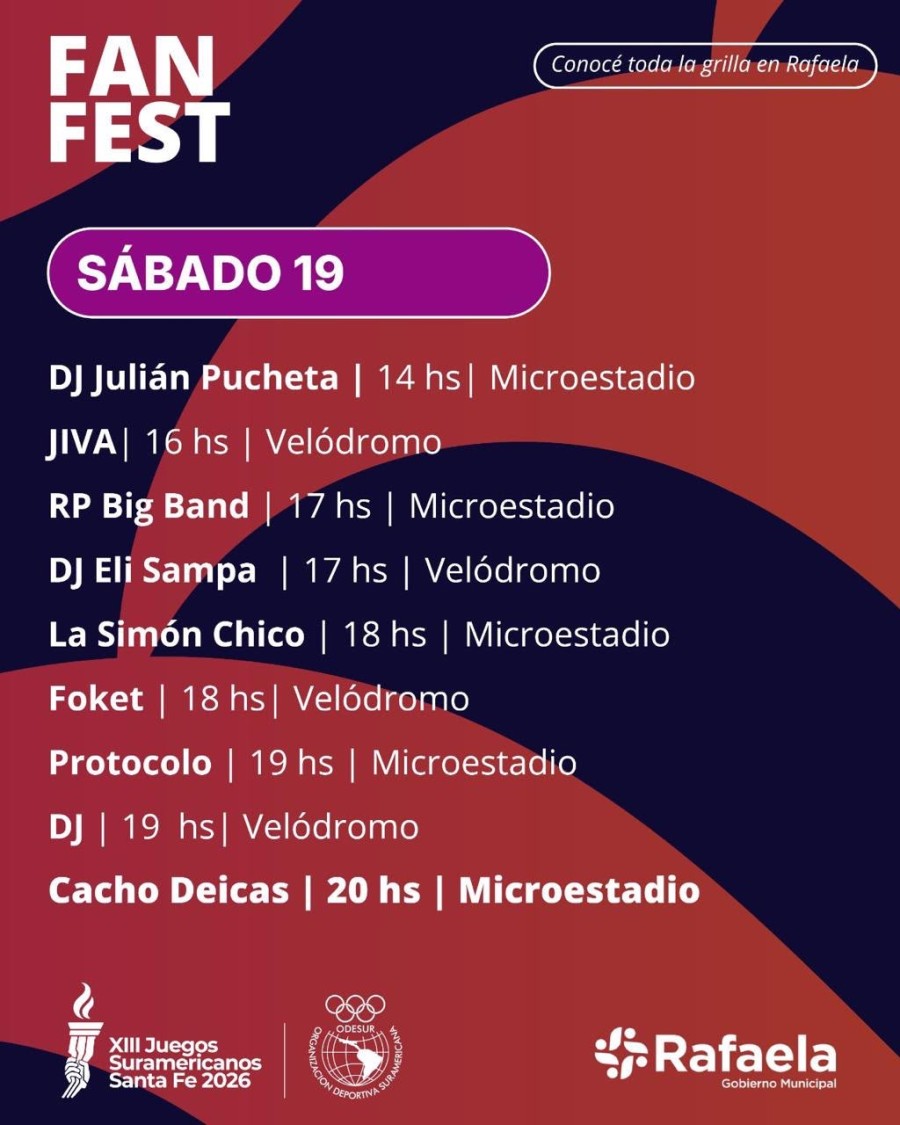 El Fan Fest forma parte de las actividades que acompa&ntilde;an el desarrollo de los XIII Juegos Suramericanos.