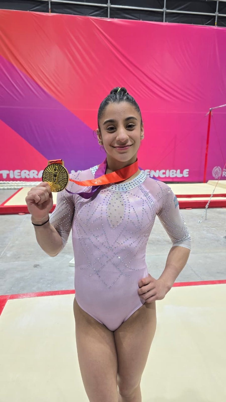 INOLVIDABLE. La medalla del oro en salto.