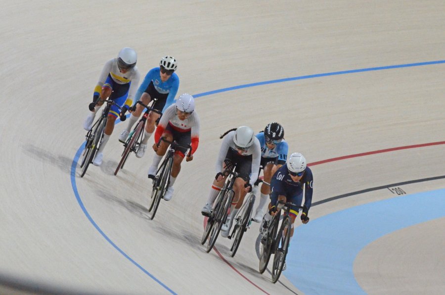 EN ACCION. Un pasaje del Omnium femenino.