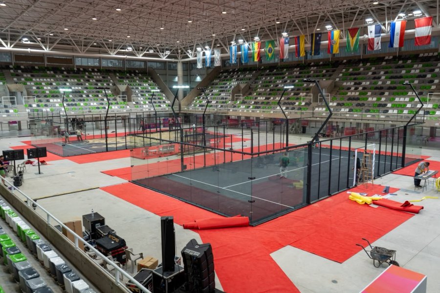 ESCENARIO. As&iacute; est&aacute;n dispuestas las canchas.