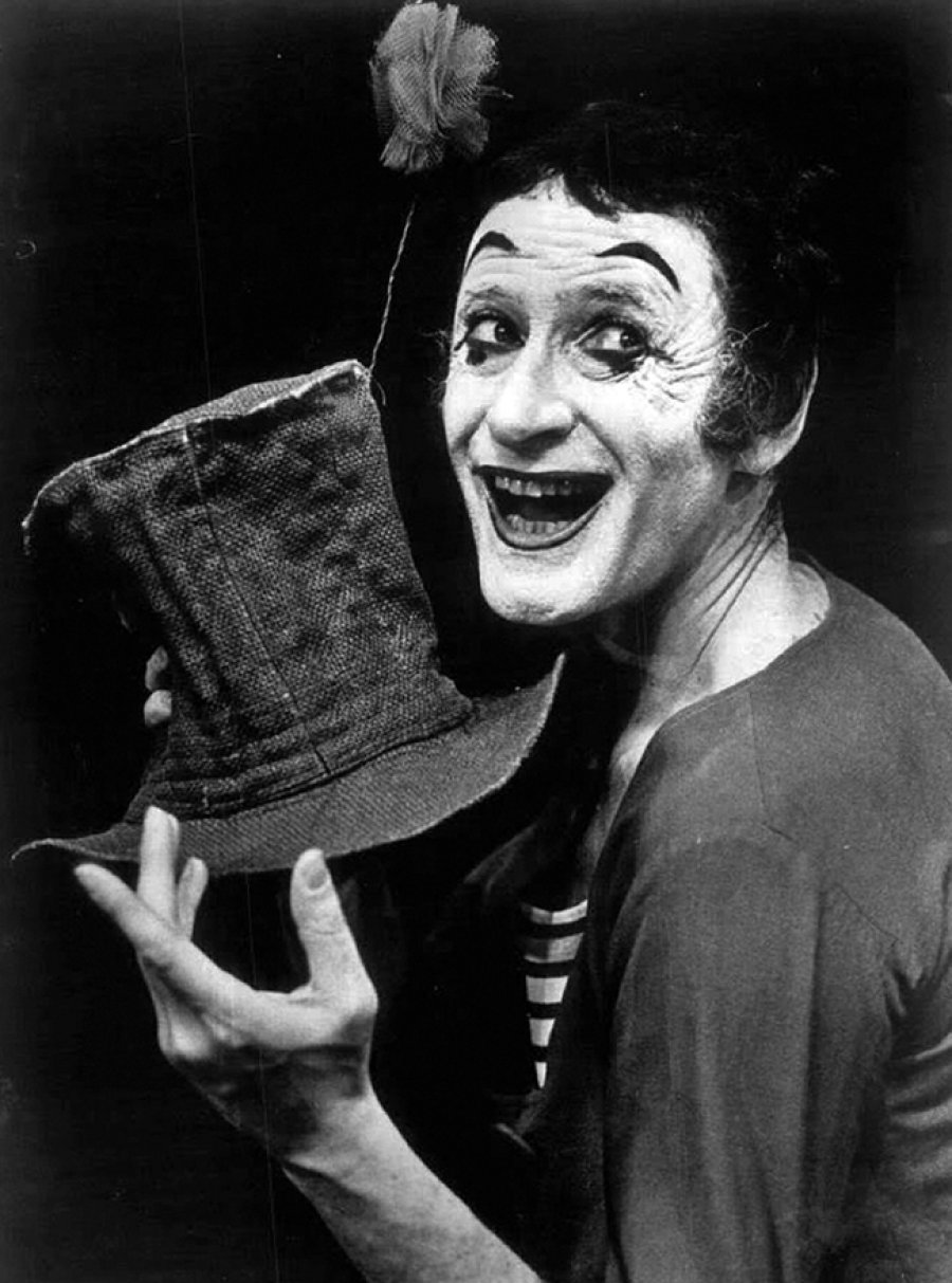 El c&eacute;lebre mimo Marcel Marceau en cuyo honor fue instituida la efem&eacute;ride.
