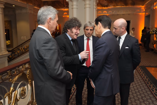 Milei mantuvo una reuni&oacute;n bilateral con el secretario de Estado de los Estados Unidos, Marco Rubio.
