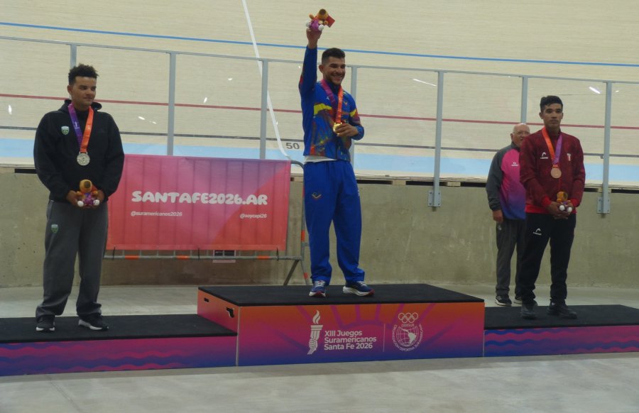 GRAN CICLISTA. El venezolano Linarez gan&oacute; el Omnium.