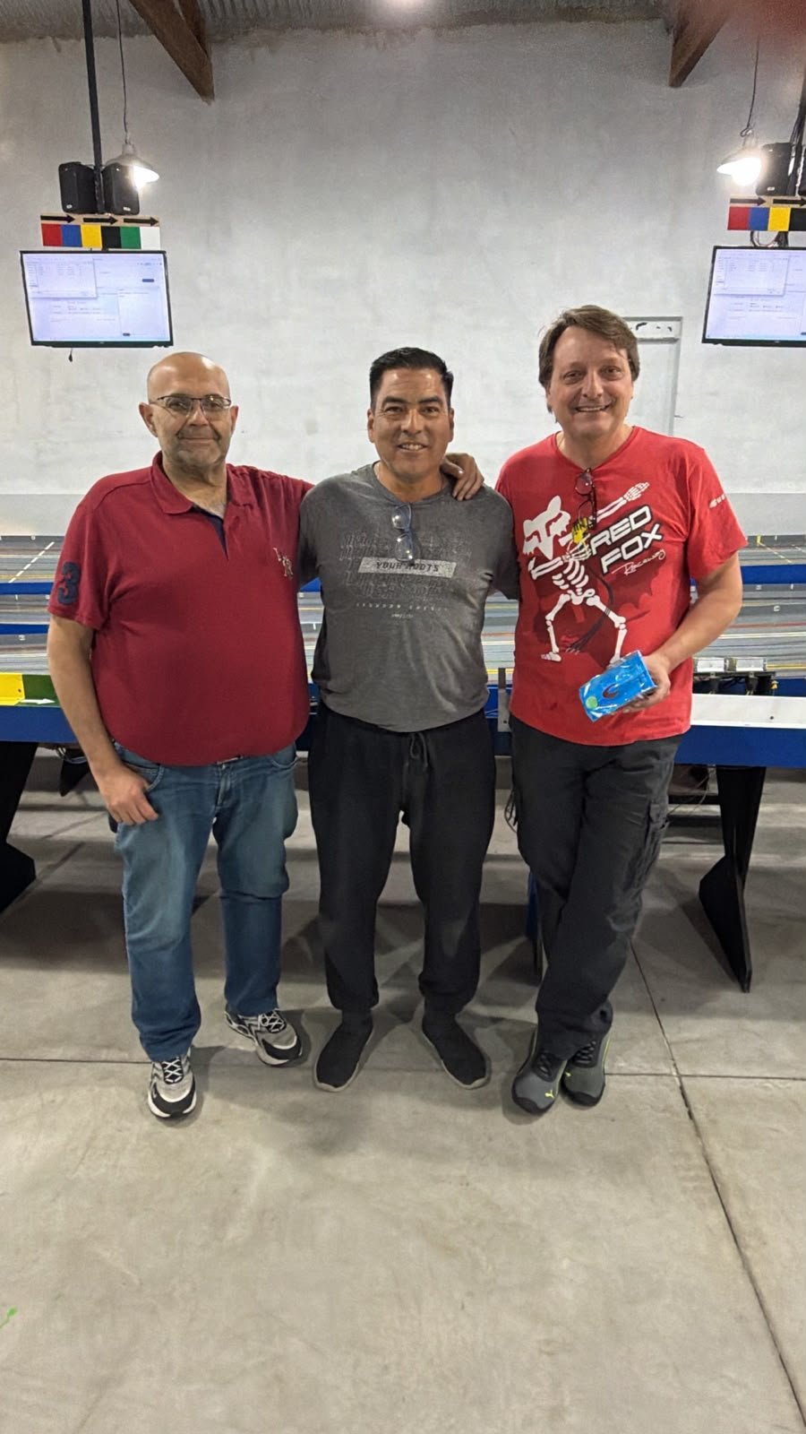 PODIO SPORT GRUPO 27: 2) V&iacute;ctor Palacios (San Lorenzo), 1) Ricardo Gim&eacute;nez (Pergamino) y 3) Gustavo Scanarotti (Santa Fe).