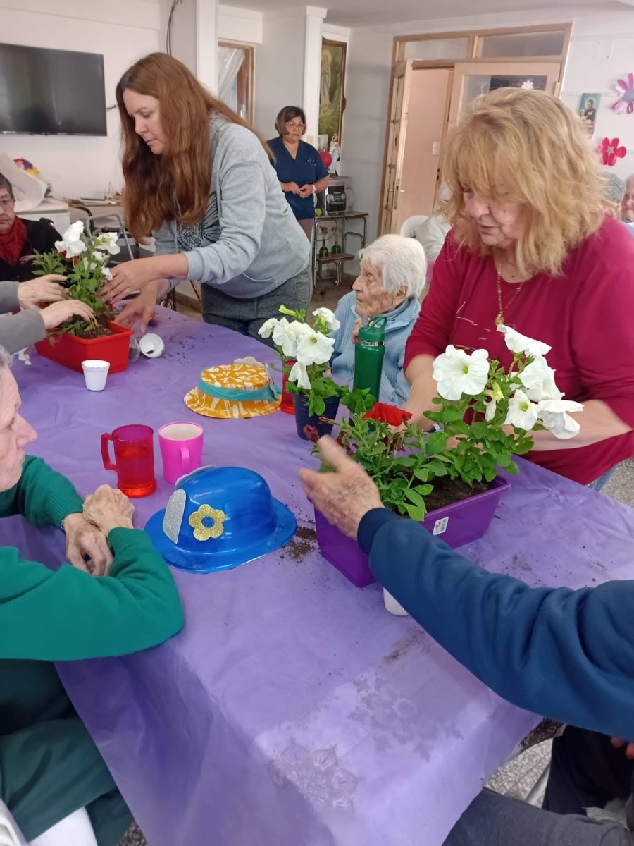 Las flores fueron el eje fundamental del festejo.