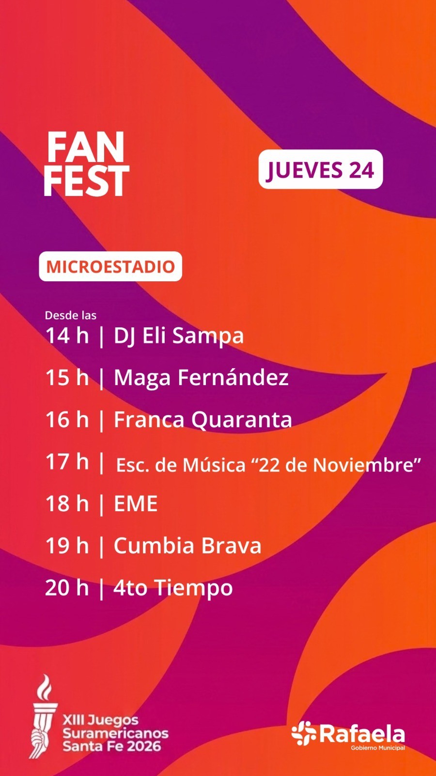 El Microestadio es nuevamente escenario del Fan Fest.
