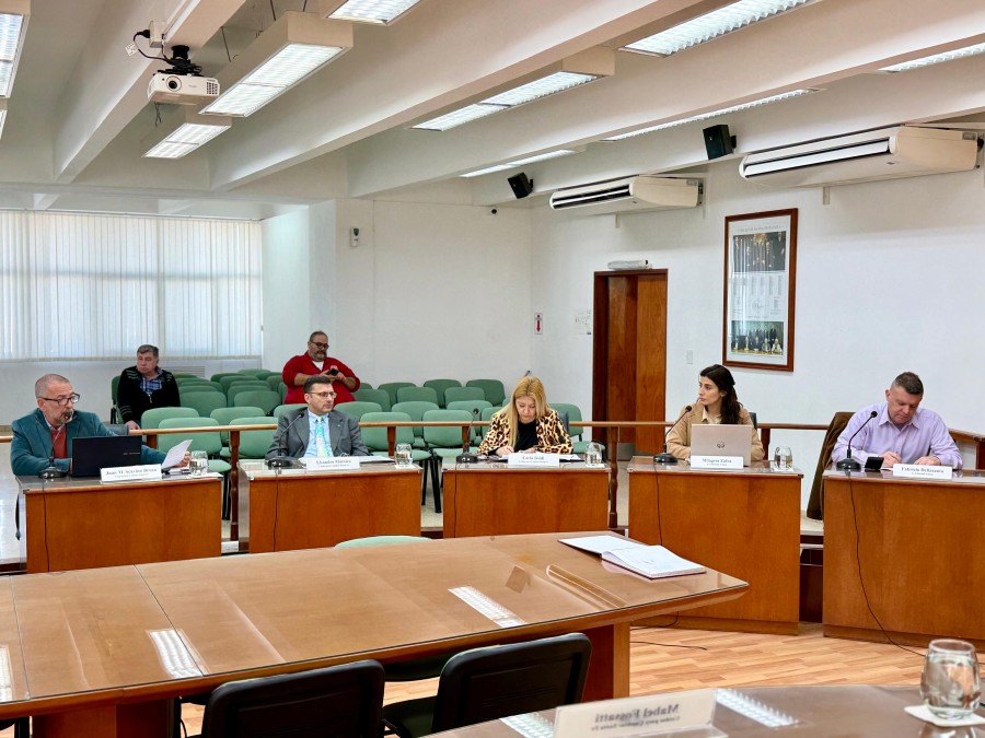 Los libertarios Milagros Zafra y Fabricio Dellasanta salieron al cruce de sus pares del peronismo. (FOTO PRENSA CONCEJO)