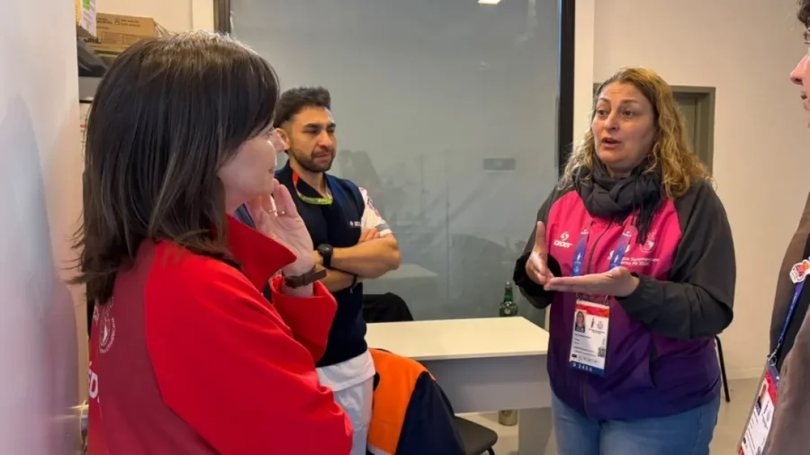 La ministra de Salud de la Provincia, Silvia Ciancio, estuvo en Rafaela el pasado martes.