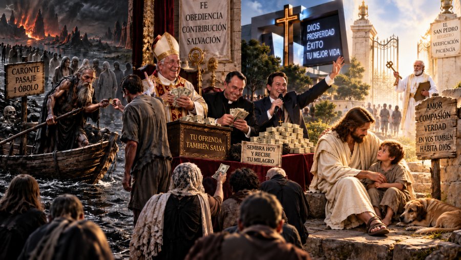 Quiz&aacute; la pregunta no sea cu&aacute;nto dinero tienen las iglesias. Quiz&aacute; sea cu&aacute;nto reconocer&iacute;a Jes&uacute;s de s&iacute; mismo en ellas.