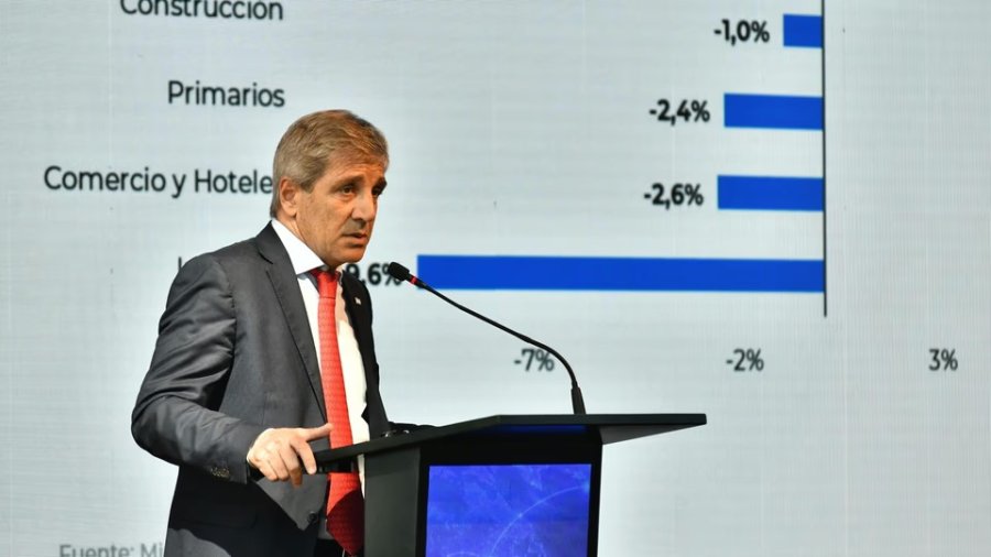 Luis Caputo, ministro de Econom&iacute;a.