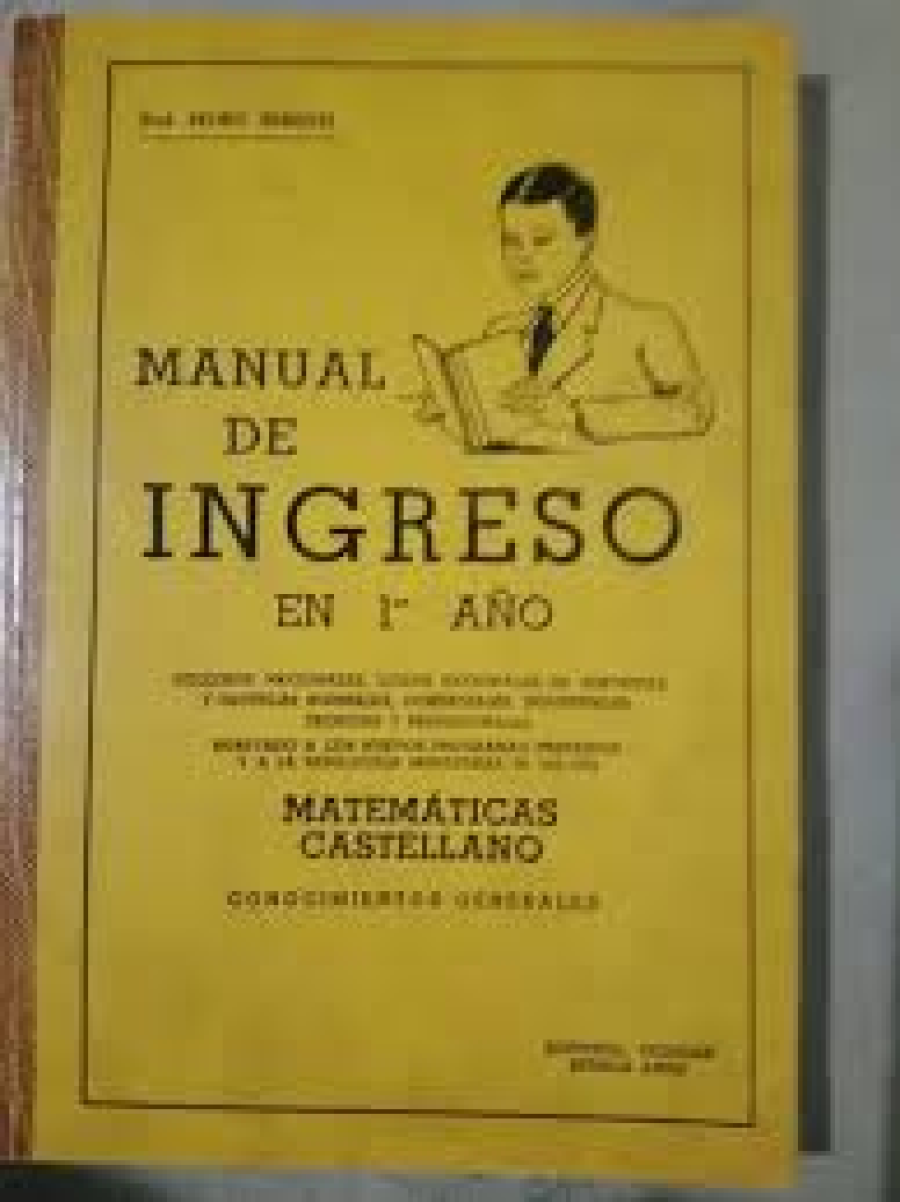 Presentaci&oacute;n del manual que orientaba a los futuros alumnos secundarios.