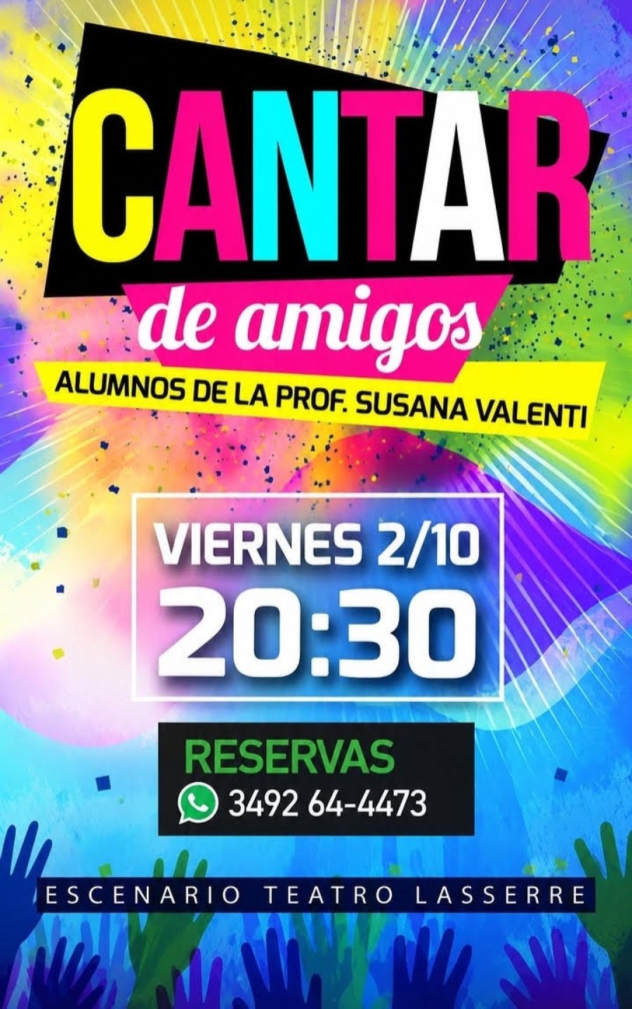Promoci&oacute;n del espect&aacute;culo.
